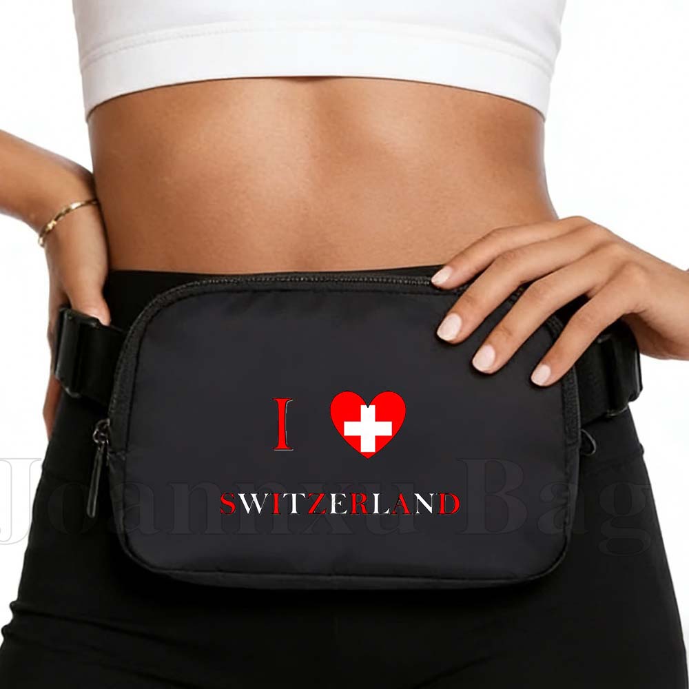 Women'S Yoga Bags - Switzerland Country Heart Flag Fashion Yoga