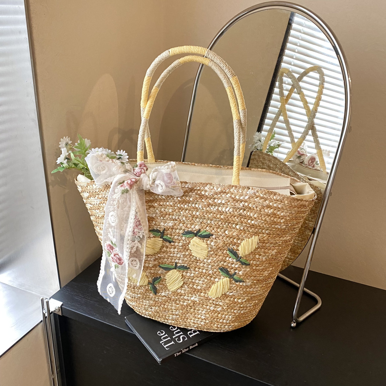 Women'S Tote Bags Designer - Large Capacity Beach Shoulder Bag Designer