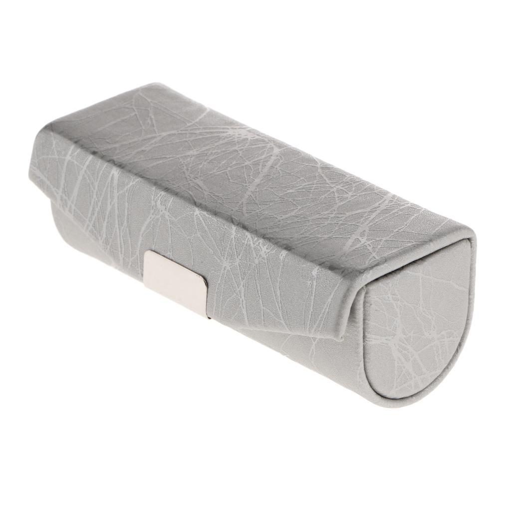 Women Vanity Bags - PU Leather Lipstick Case Breakstone Pattern