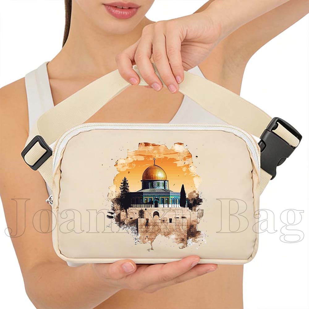 Women'S Yoga Bags - Beige Fashion Yoga Fanny Pack Sports