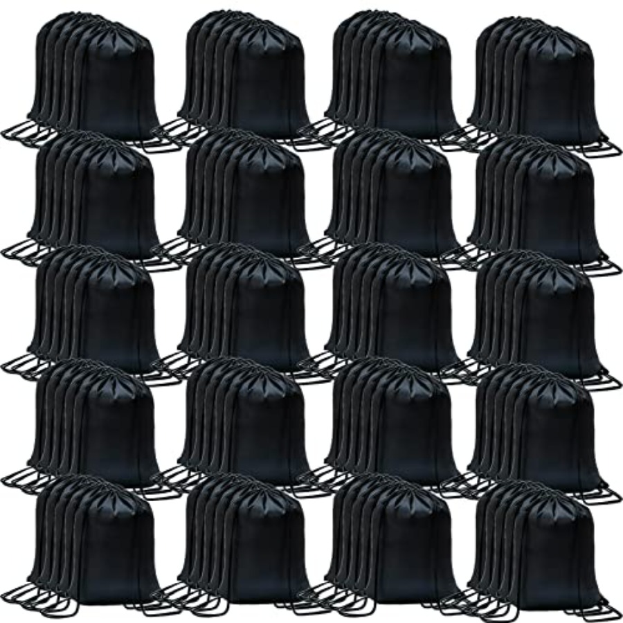 Women'S Yoga Bags - 100 Pack Drawstring Backpack Bulk Drawstring