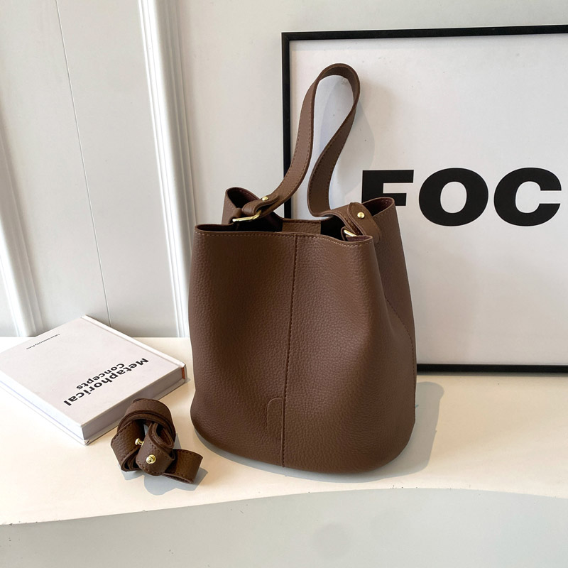 Women Bags Low Price - Hasp New Bucket Tote Bags Solid
