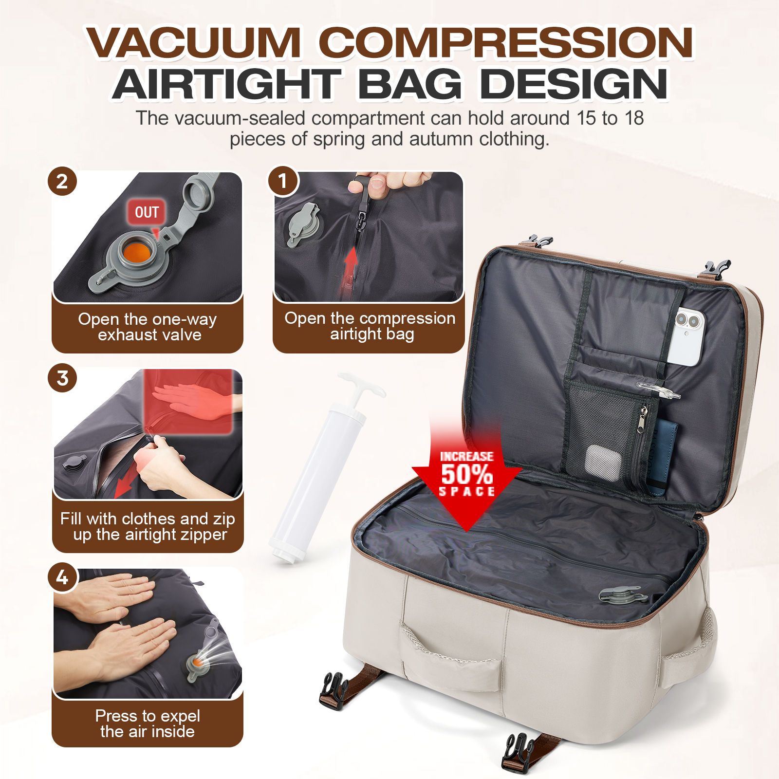 Travel Backpack for Women Vacu - Women Hand Bags For Office ulasan dan harga