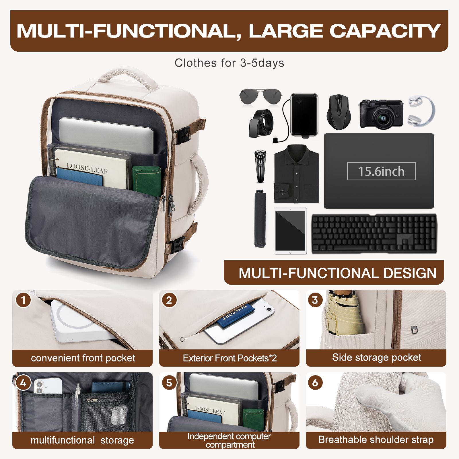 Travel Backpack for Women Vacu - Women Hand Bags For Office ulasan dan harga