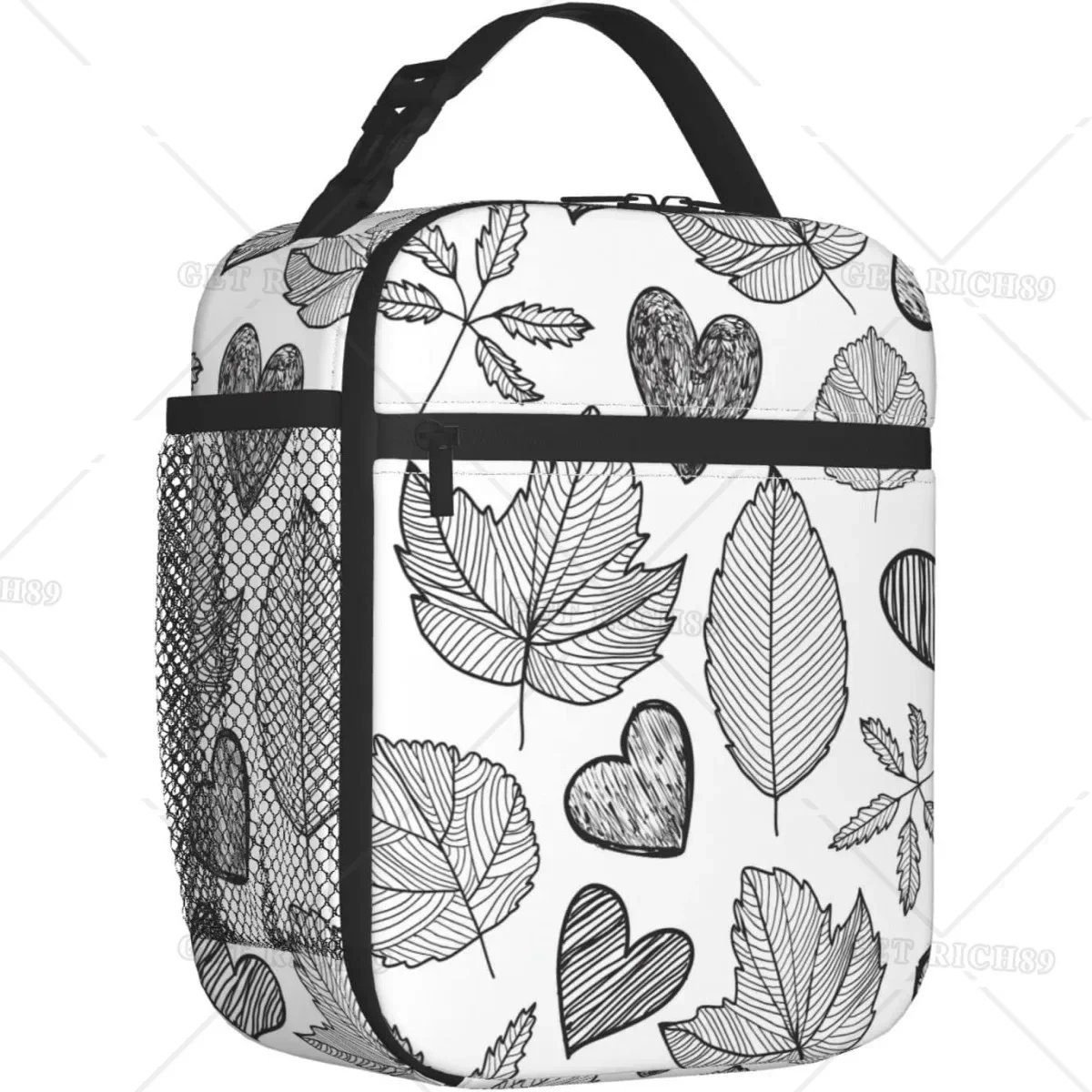 Leaves Hand Drawn Autumn Porta - Women Hand Bags For Office ulasan dan harga