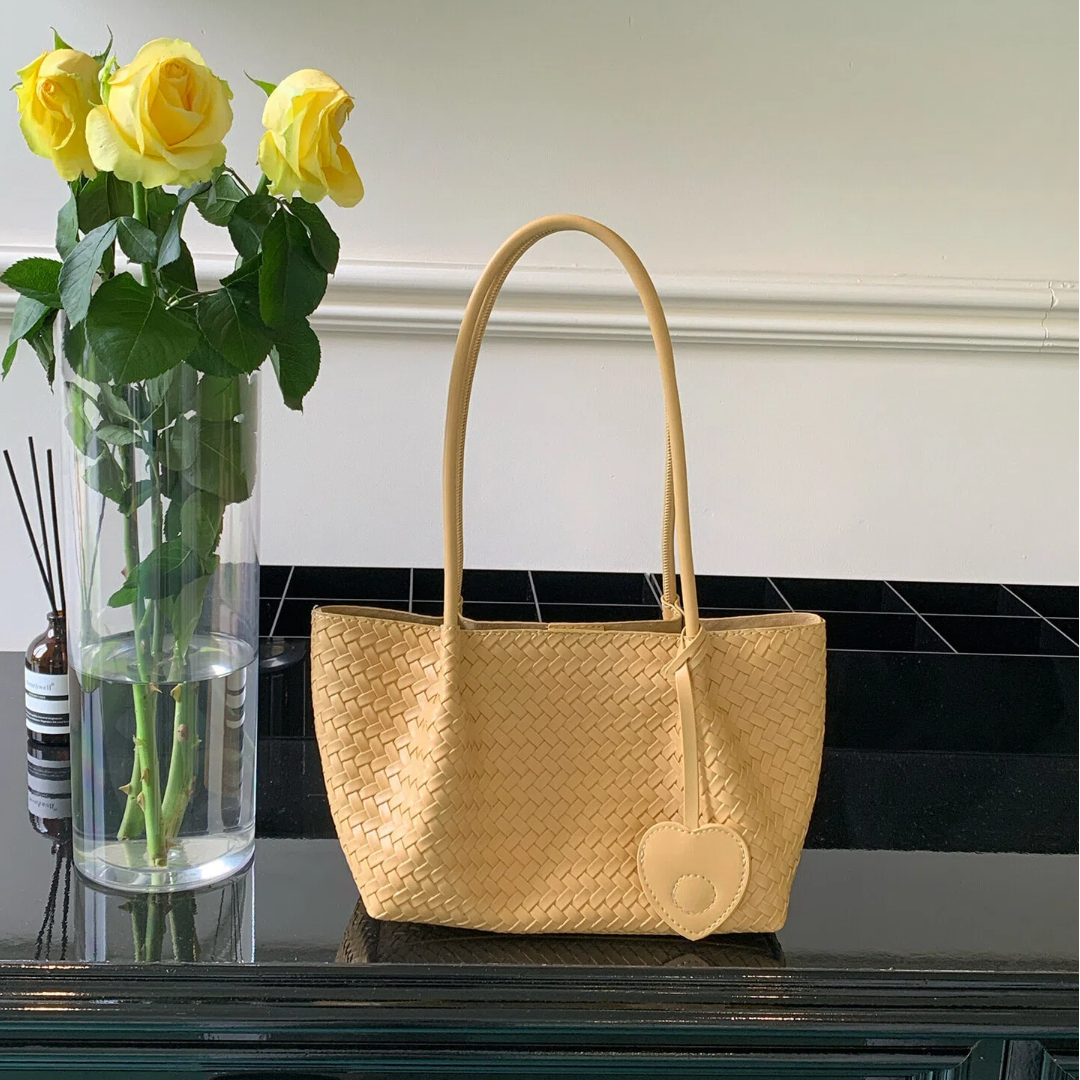 2Pcs/Set Woven Tote Bag for Wo - Women Hand Bags For Office ulasan dan harga