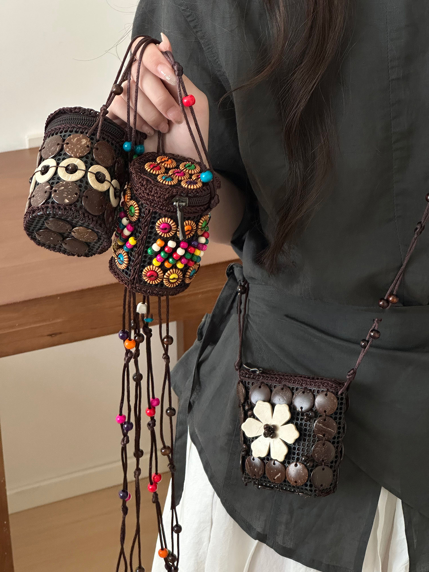 Bohemian Style Diagonal Cross  - Women'S Retro Bags ulasan dan harga