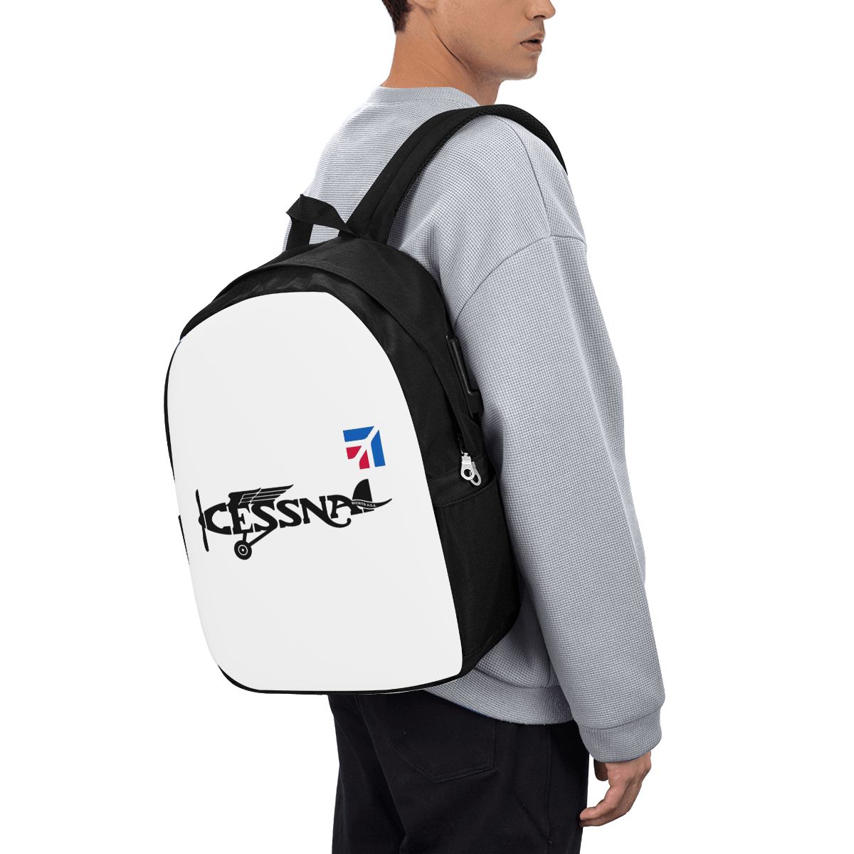 Cessna Logo Backpack Travel No - Womens Backpack ulasan dan harga