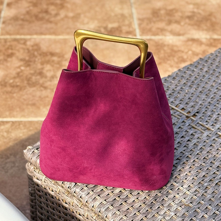 Genuine Suede Leather Women Sh - Women'S Tote Bags Designer ulasan dan harga