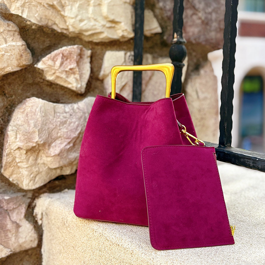 Genuine Suede Leather Women Sh - Women'S Tote Bags Designer ulasan dan harga