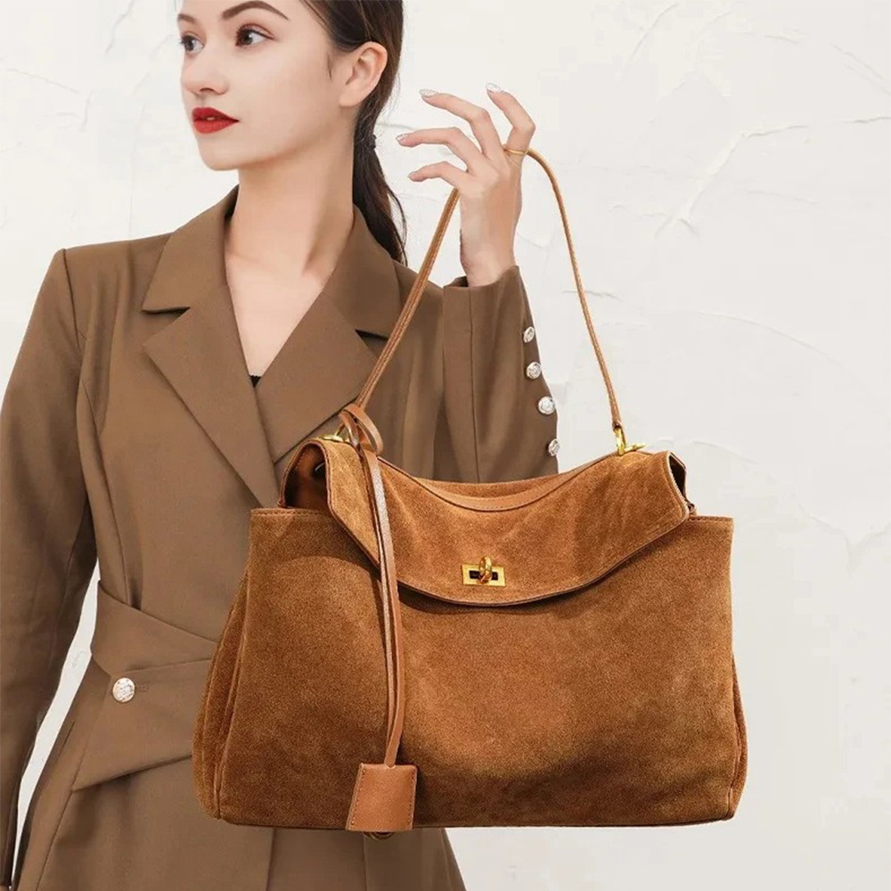 Autumn Winter Women's Suede ge - Women'S Tote Bags Designer ulasan dan harga