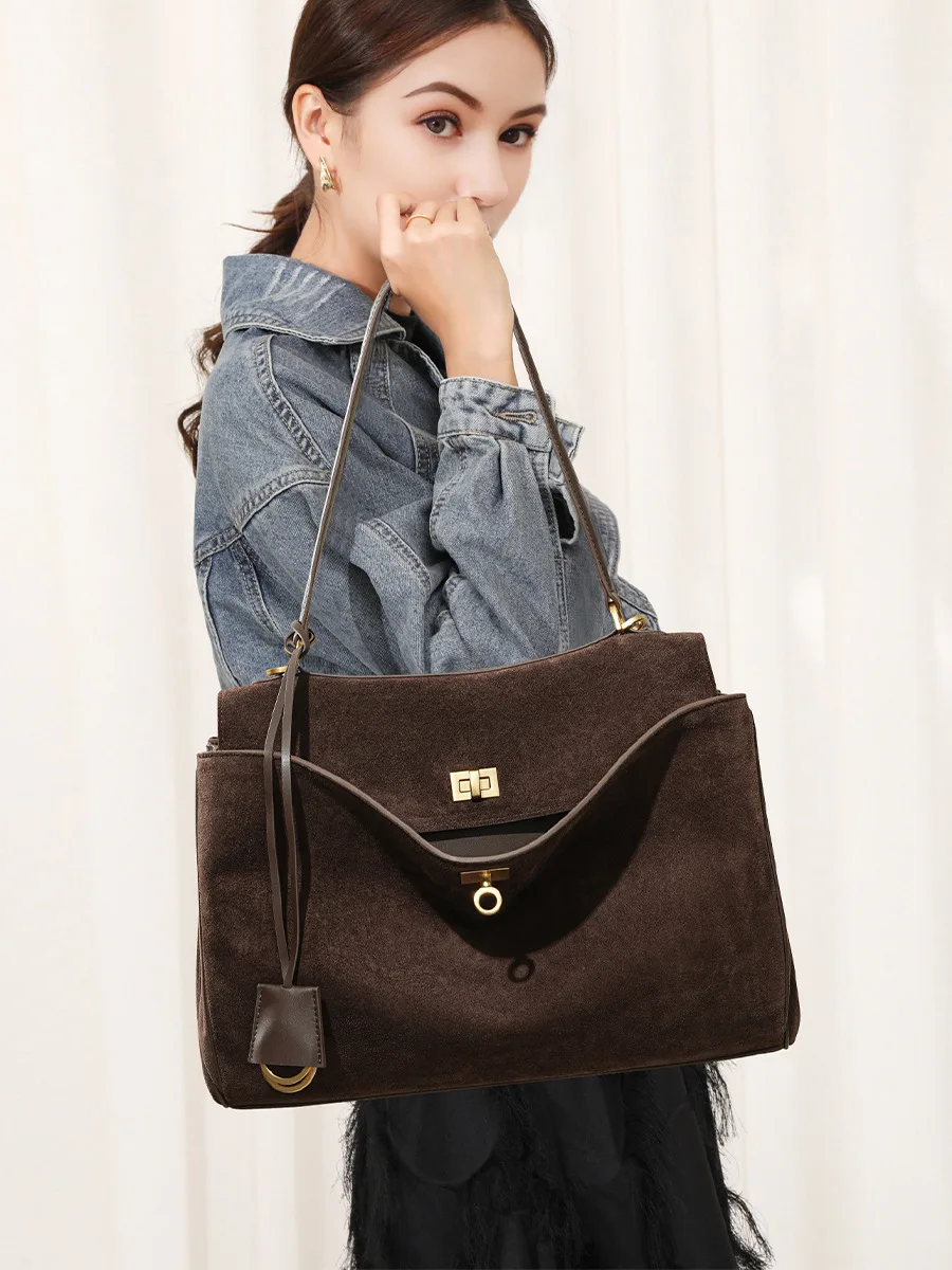 Autumn Winter Women's Suede ge - Women'S Tote Bags Designer ulasan dan harga