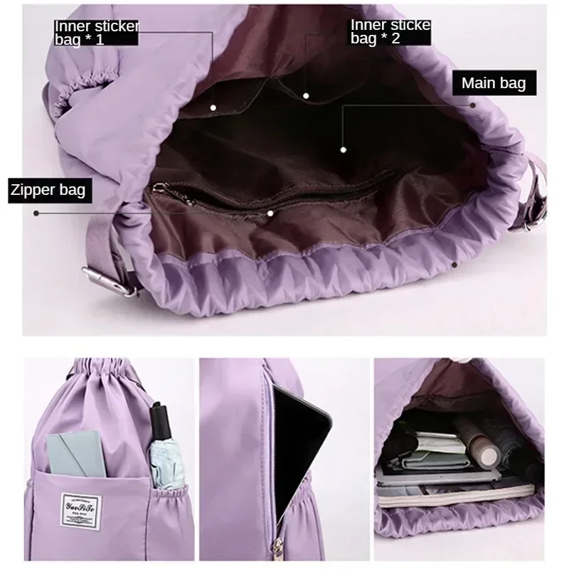 Sports Gym Drawstring Bag Wate - Women'S Yoga Bags ulasan dan harga