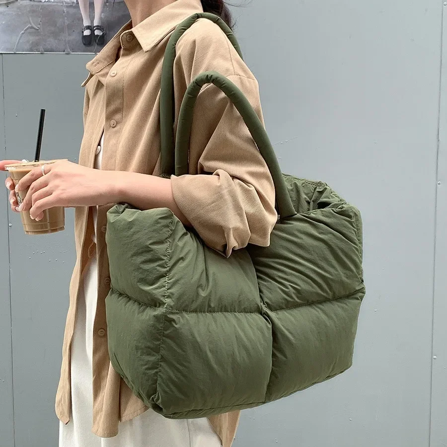 Cotton Padded Tote Large Quilt - Women'S Tote Bags Designer ulasan dan harga