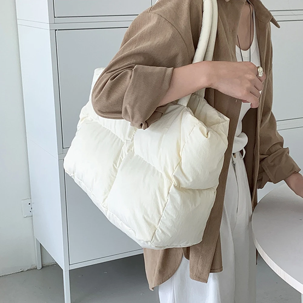 Cotton Padded Tote Large Quilt - Women'S Tote Bags Designer ulasan dan harga