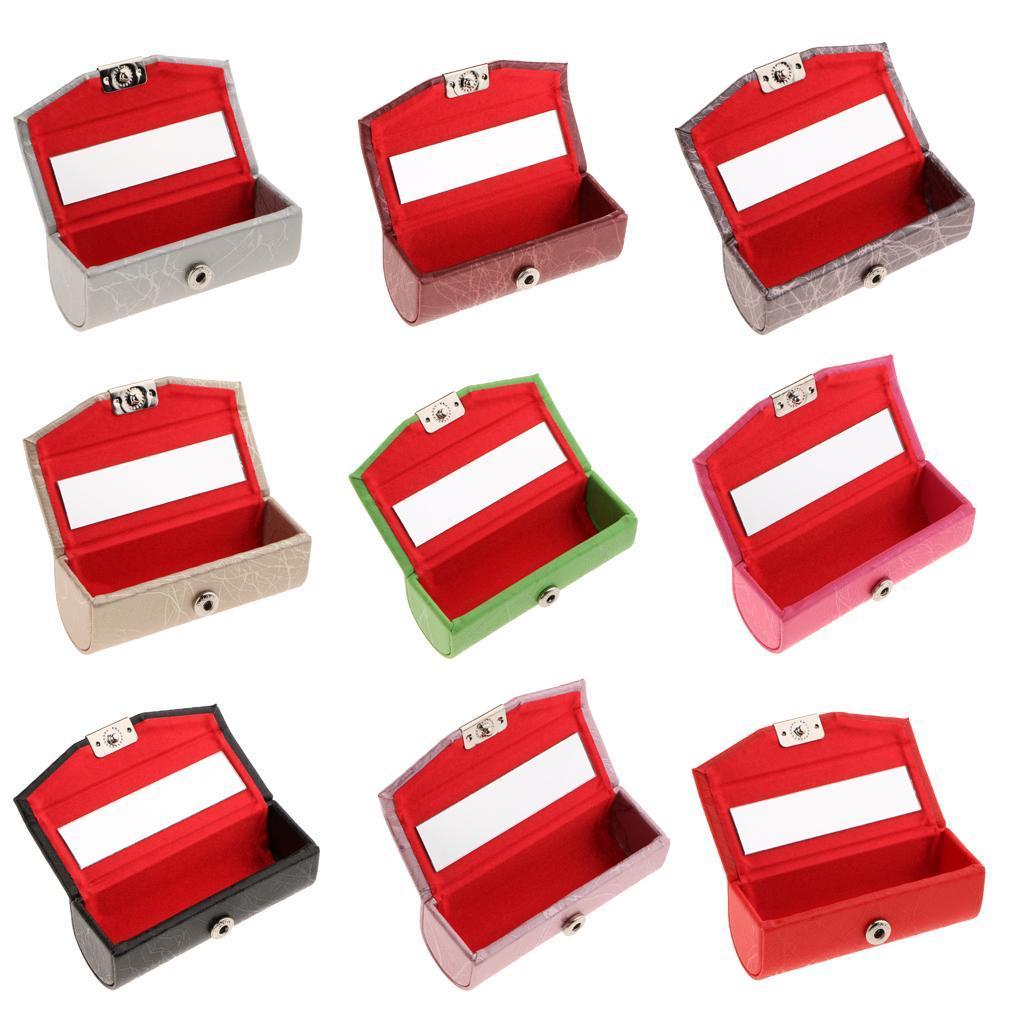 PU Leather Lipstick Case Break - Women Vanity Bags ulasan dan harga