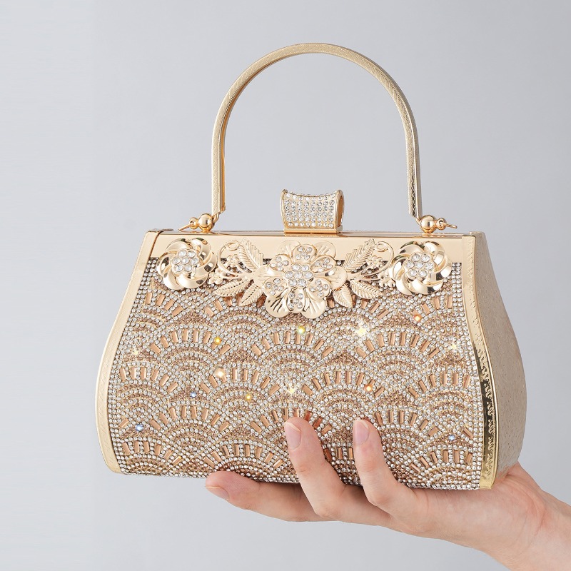 Diamond Setting Women's Golden - Women Bags Golden ulasan dan harga