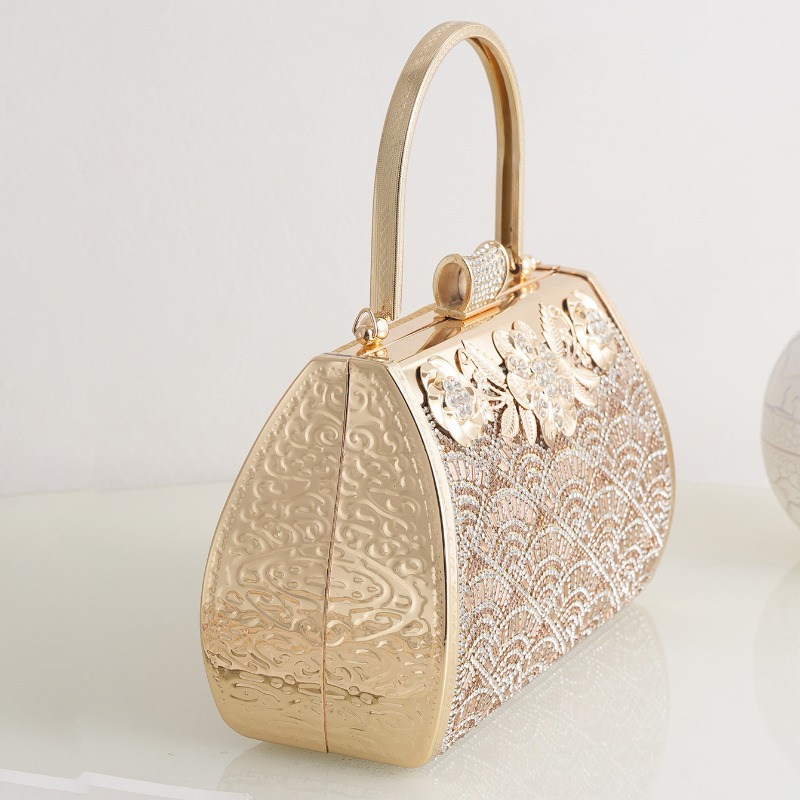 Diamond Setting Women's Golden - Women Bags Golden ulasan dan harga