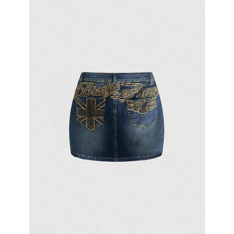 Summer Denim Retro Short Skirt - Women'S Retro Bags ulasan dan harga