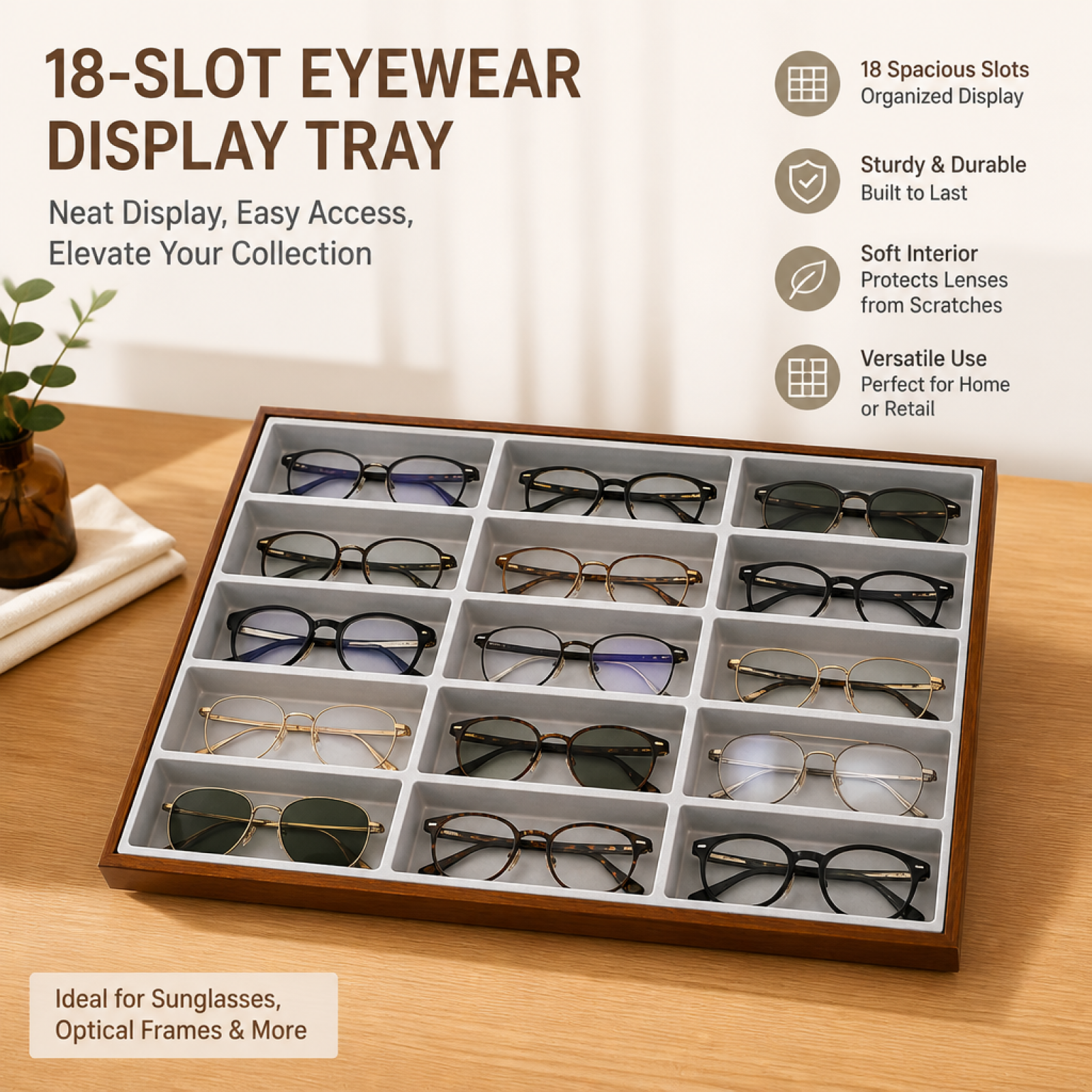 Sunglasses Storage Organizer 1 - Women Vanity Bags ulasan dan harga