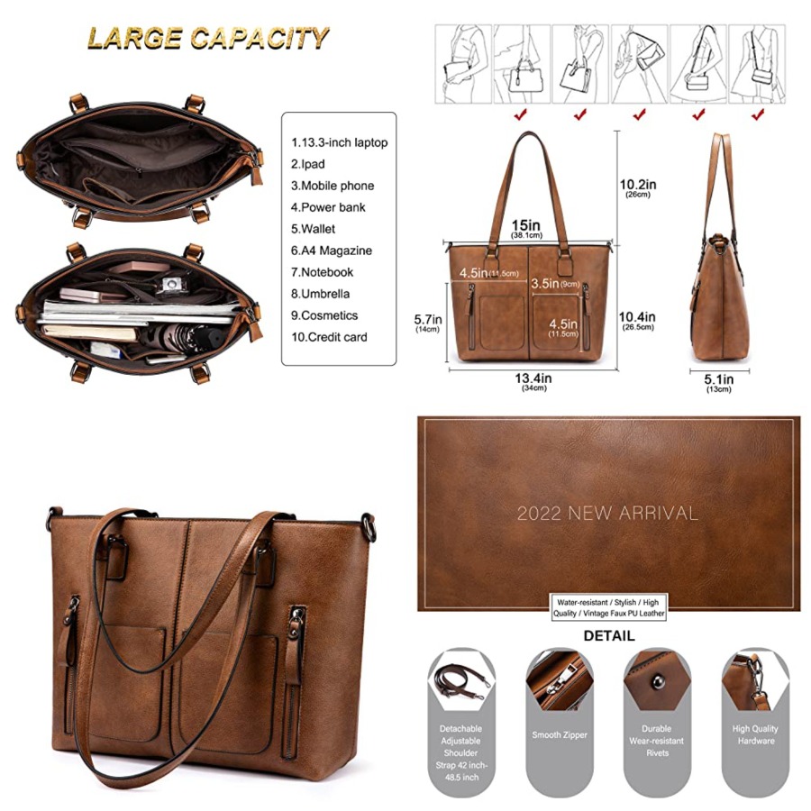 LOVEVOOK Purses Tote Bag for W - Women'S Retro Bags ulasan dan harga