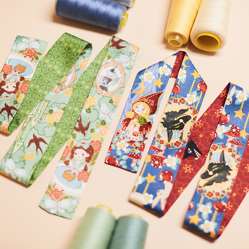 Fairy Tale Long Silk Scarf Ret - Women'S Retro Bags ulasan dan harga