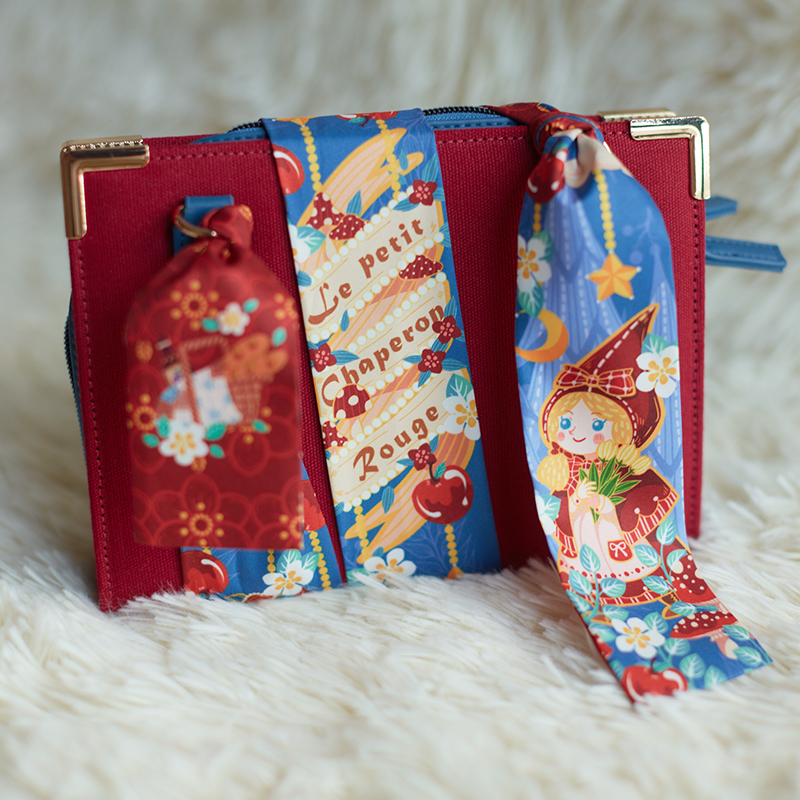 Fairy Tale Long Silk Scarf Ret - Women'S Retro Bags ulasan dan harga