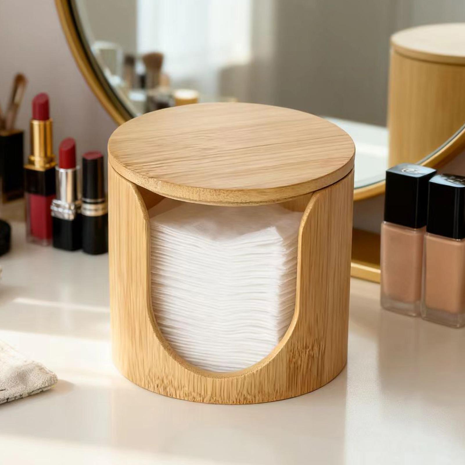 Cotton Rounds Holder Organizer - Women Vanity Bags ulasan dan harga
