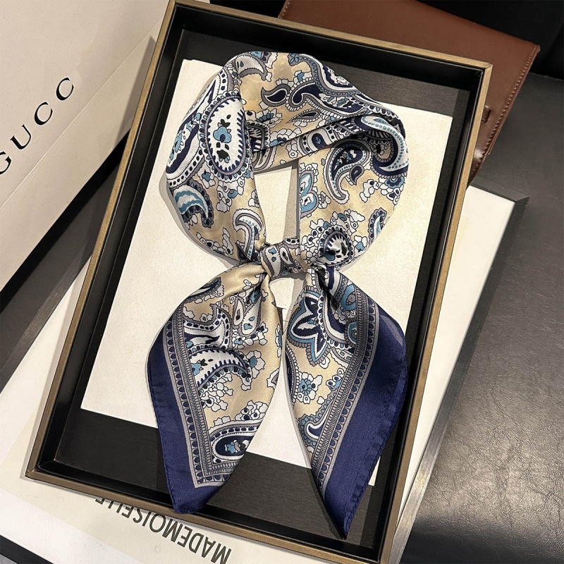 Luxury Satin Square Scarf Pais - Women'S Retro Bags ulasan dan harga