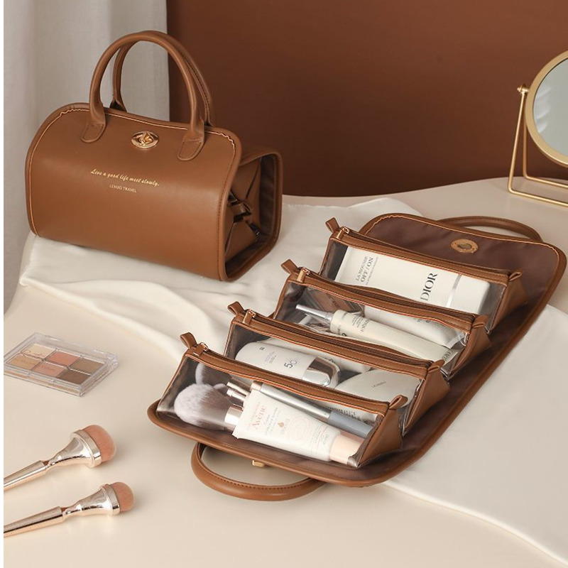 Four In 1 Makeup Bag Travel To - Women Vanity Bags ulasan dan harga