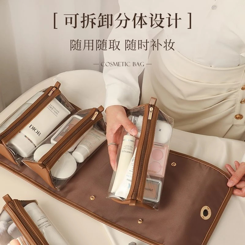 Four In 1 Makeup Bag Travel To - Women Vanity Bags ulasan dan harga