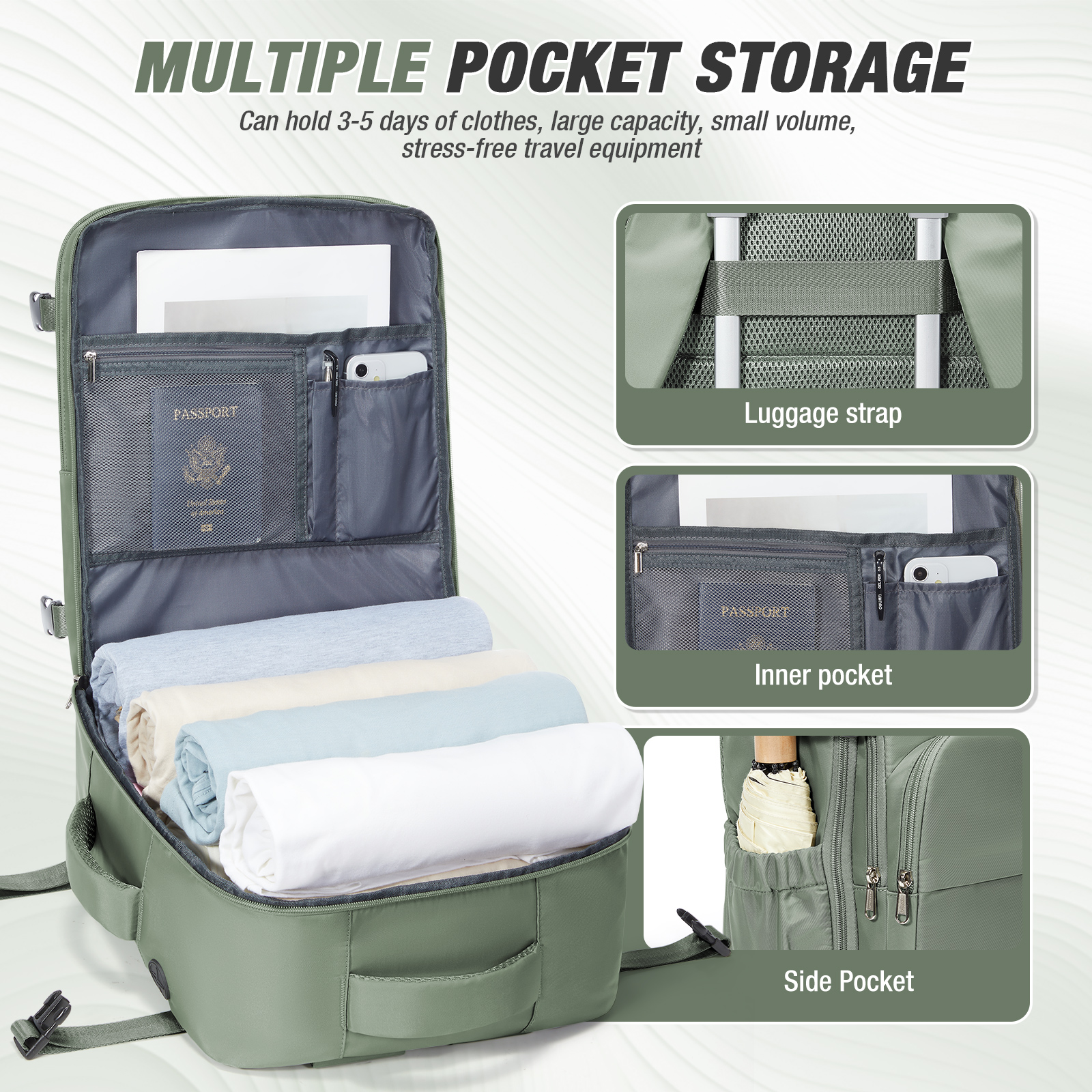 Travel Backpack Hand Luggage A - Women Hand Bags For Office ulasan dan harga