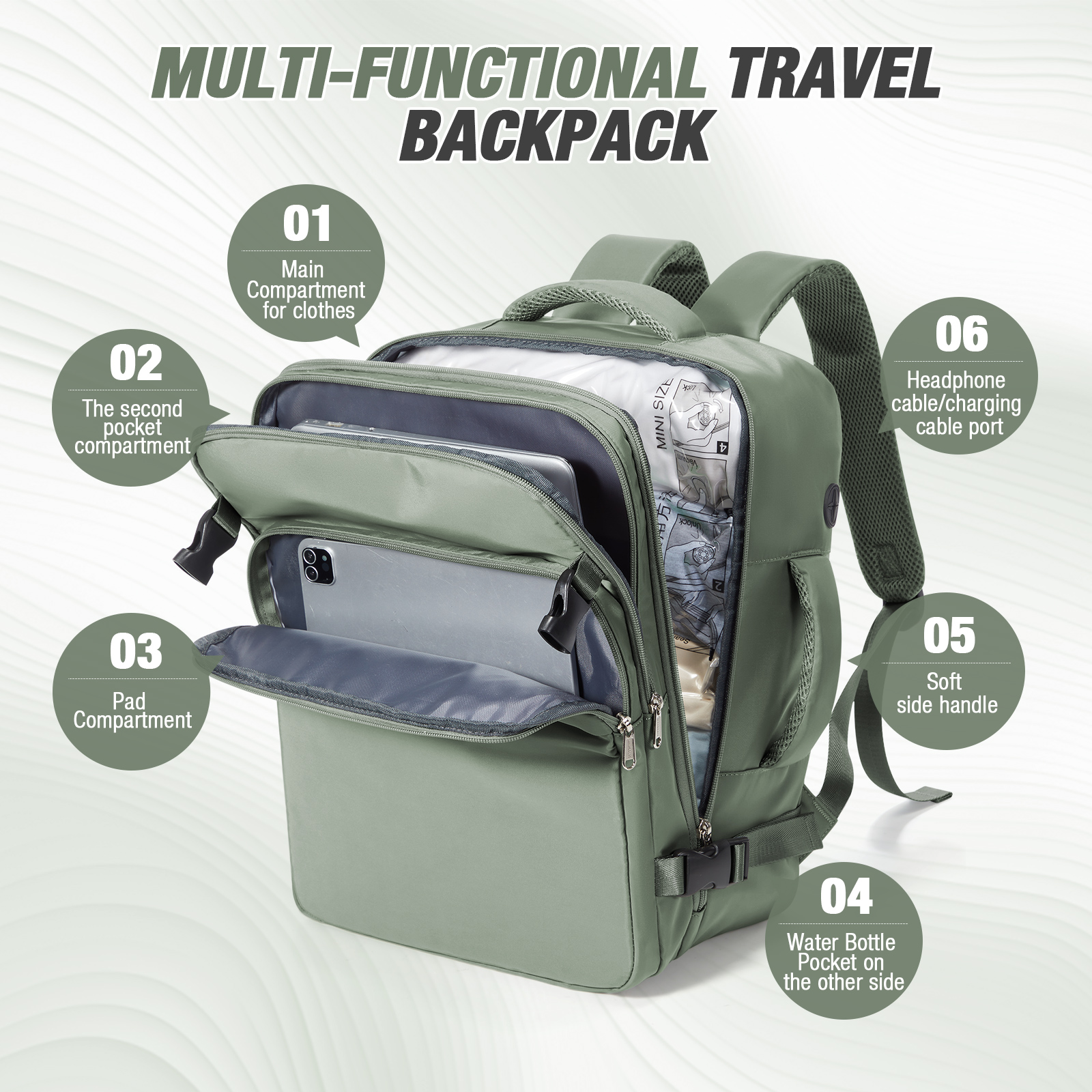 Travel Backpack Hand Luggage A - Women Hand Bags For Office ulasan dan harga