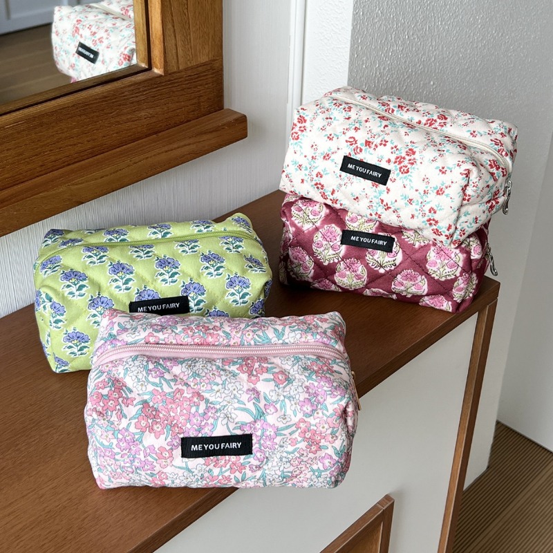 2025 Vintage Floral Vanity Cas - Women Vanity Bags ulasan dan harga