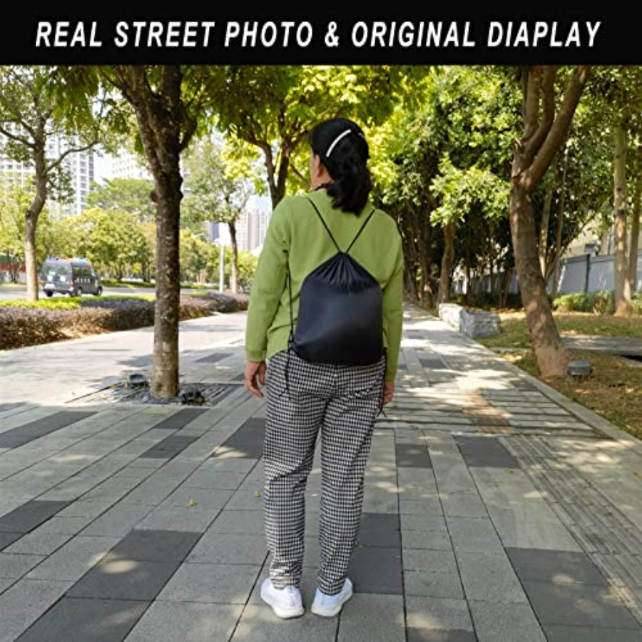 100 Pack Drawstring Backpack B - Women'S Yoga Bags ulasan dan harga