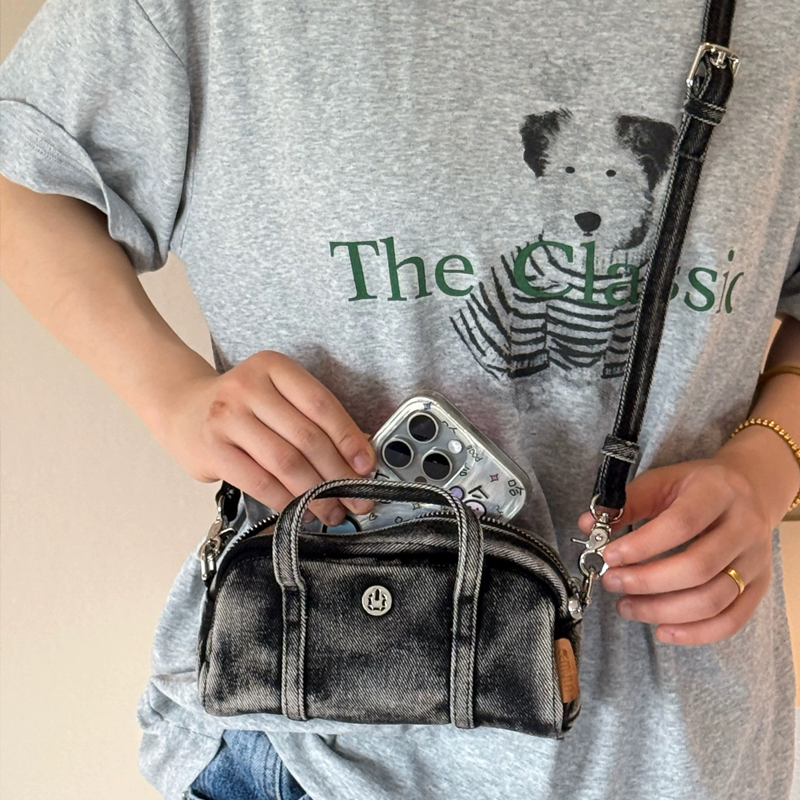Korean Casual Mini Denim Box B - Women Bags Max ulasan dan harga