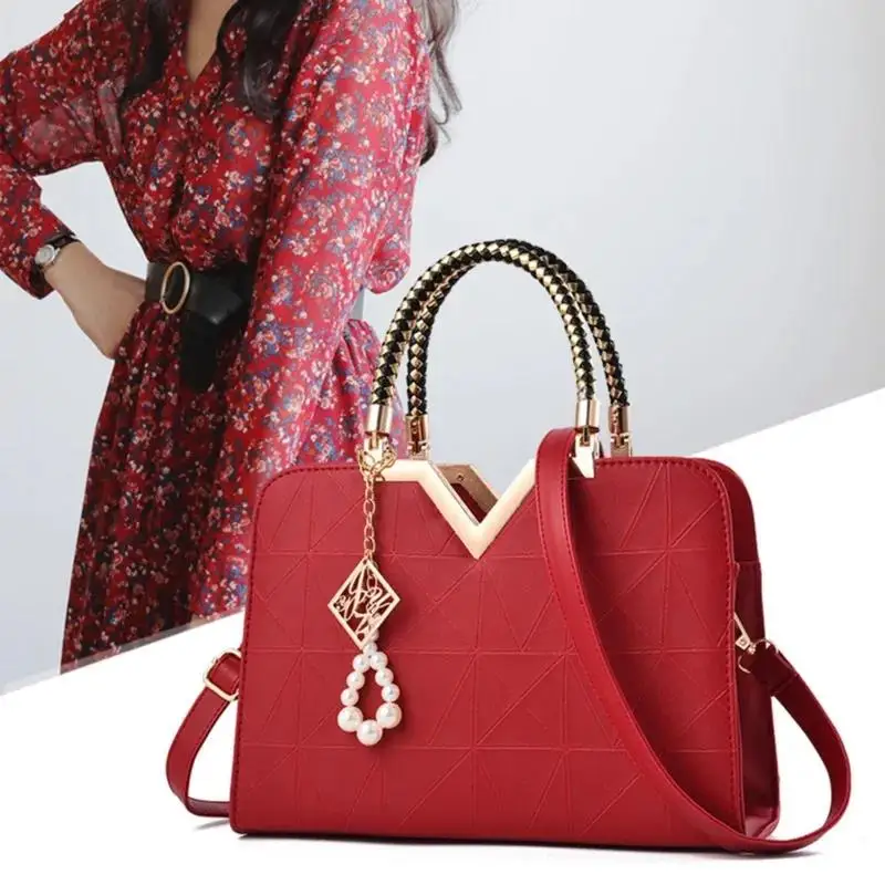 Women Handbag Patchwork Should - Women Hand Bags For Office ulasan dan harga