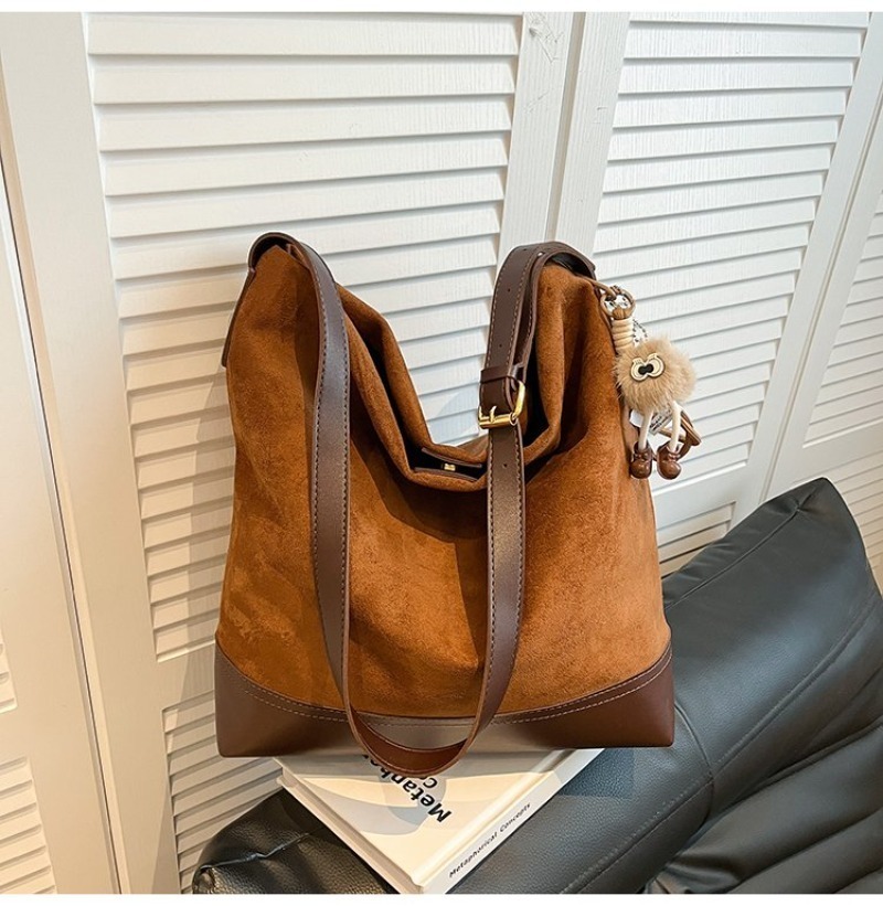 Women's Leopard Print Suede Bu - Women Hand Bags For Office ulasan dan harga