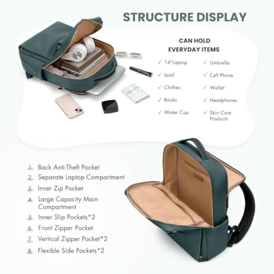 Laptop Backpack for Women Work - Womens Backpack ulasan dan harga