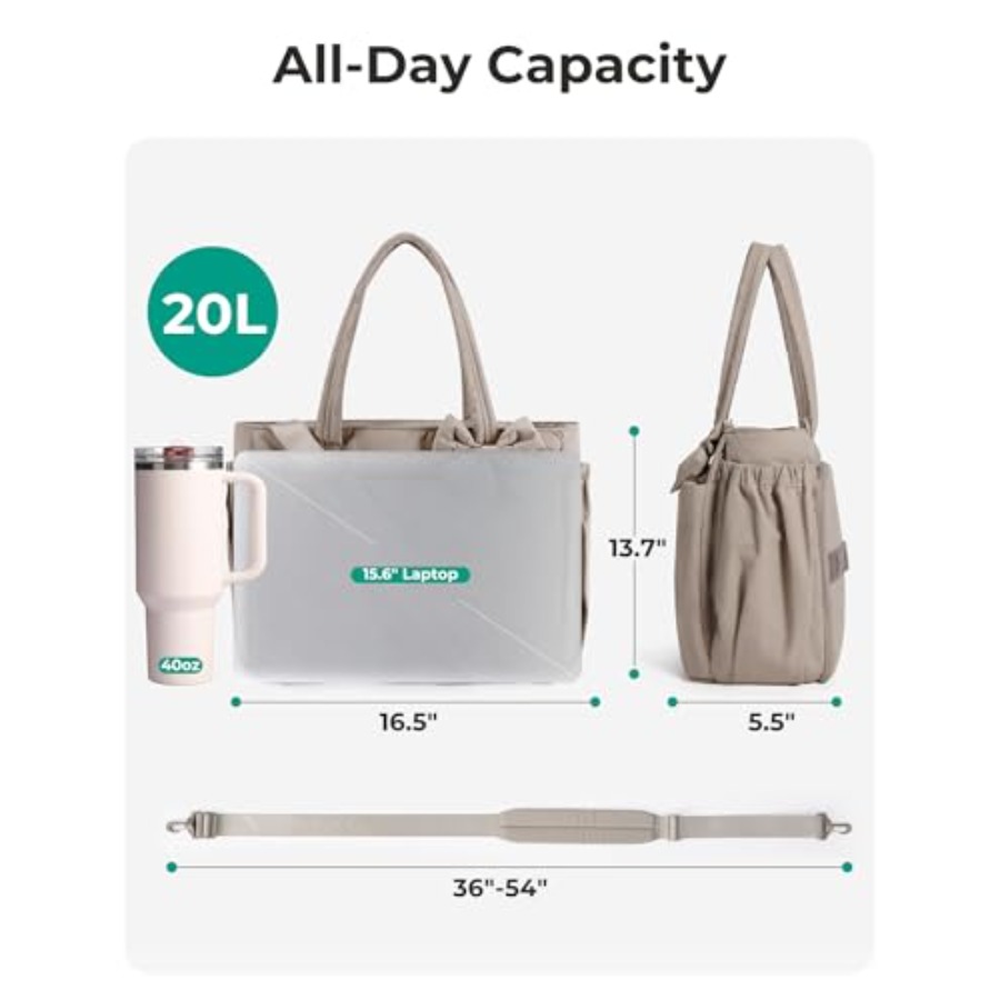 Crush Bow Tote Bag for Women,  - Women'S Yoga Bags ulasan dan harga