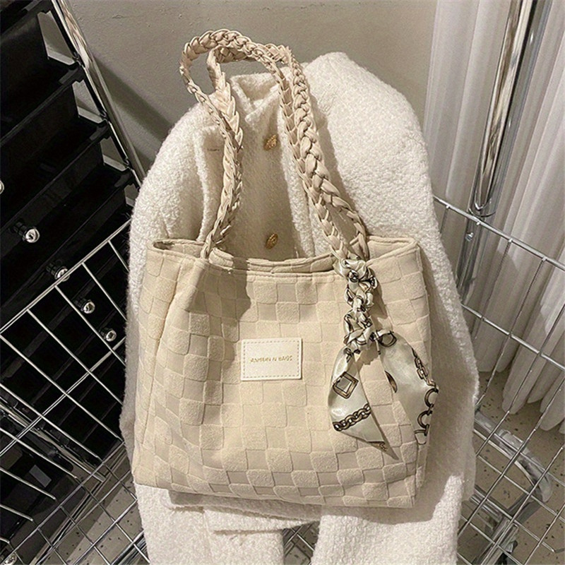 Casual Plaid Pattern Women's T - Women Bags Low Price ulasan dan harga