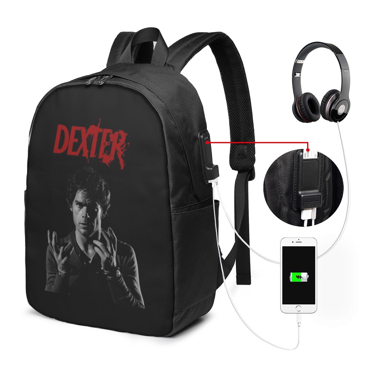 Movie Dexter Morgan Backpack T - Womens Backpack ulasan dan harga
