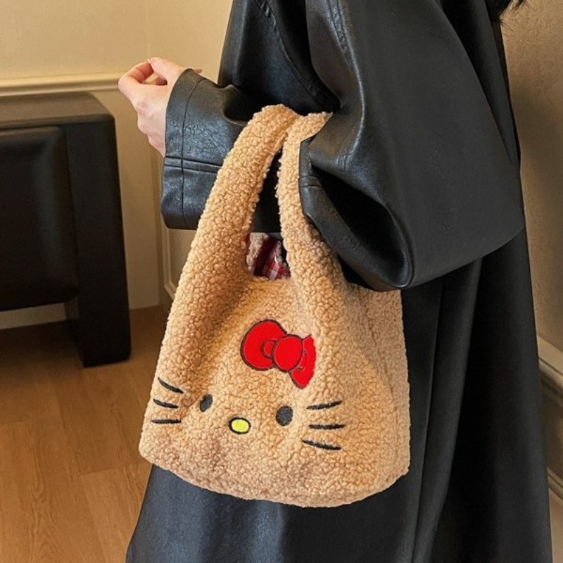 New Cute Kitty Cat Handbag Lam - Women Hand Bags For Office ulasan dan harga