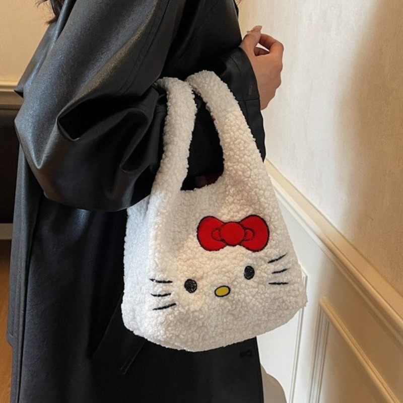 New Cute Kitty Cat Handbag Lam - Women Hand Bags For Office ulasan dan harga