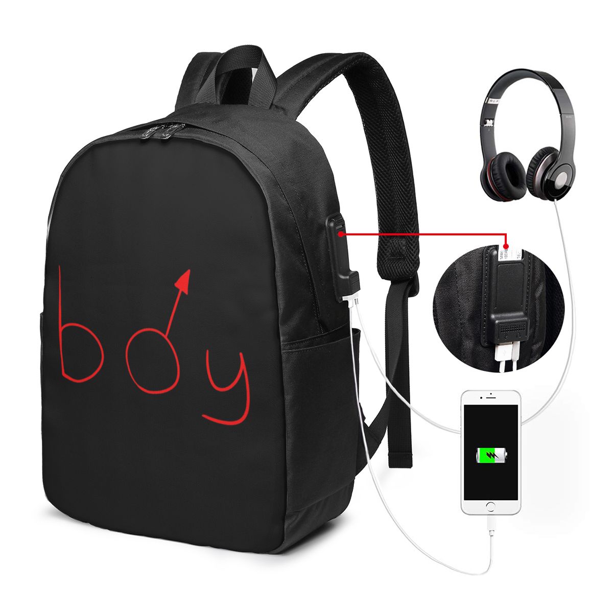 Boymoder Hat And Shirt Backpac - Womens Backpack ulasan dan harga