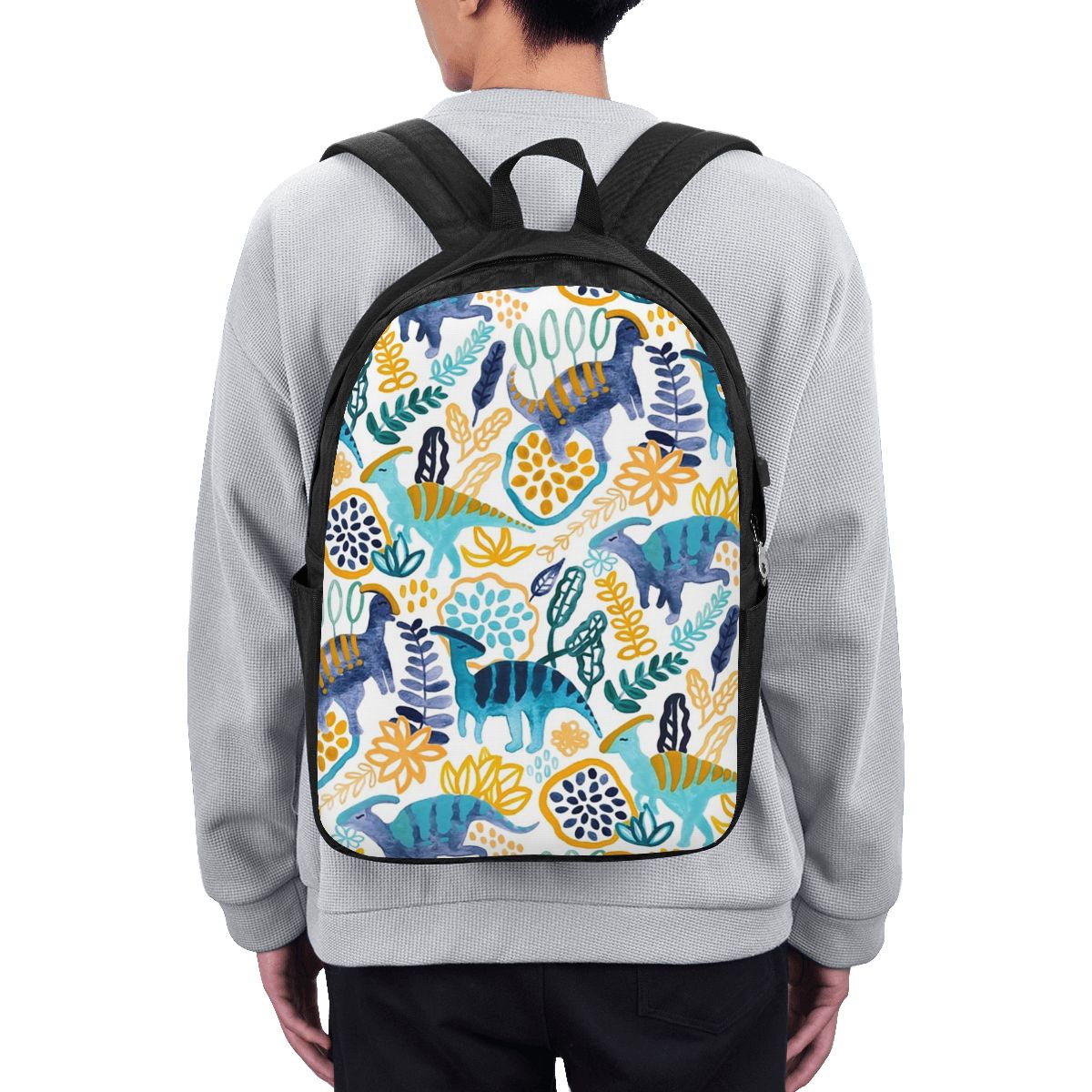 Gouache Parasaurolophuses Back - Womens Backpack ulasan dan harga