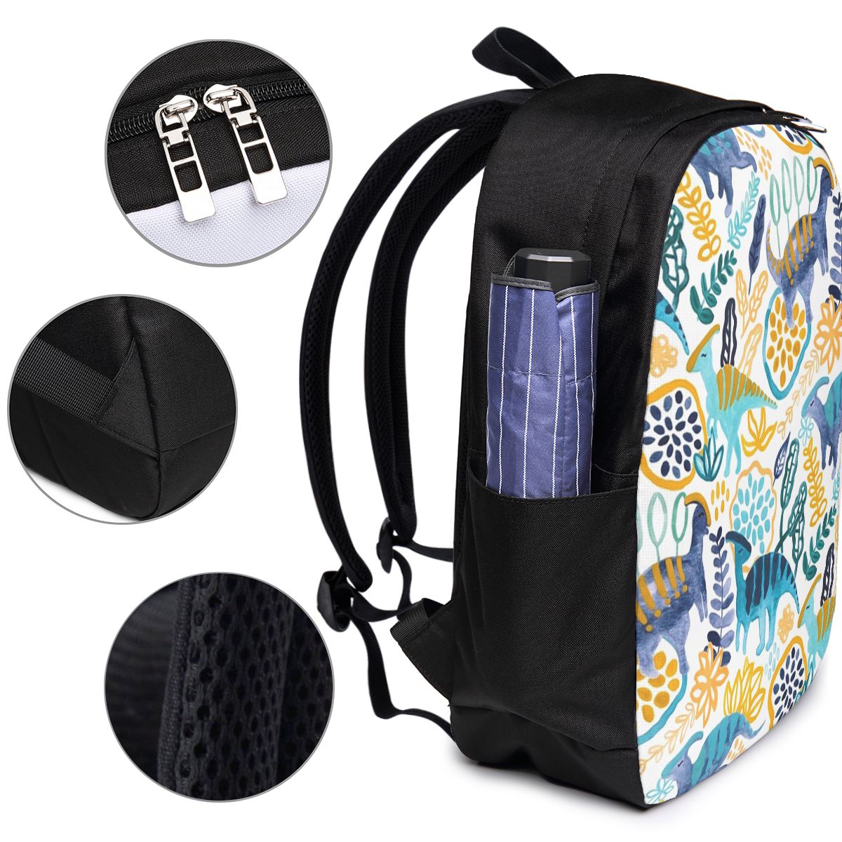 Gouache Parasaurolophuses Back - Womens Backpack ulasan dan harga