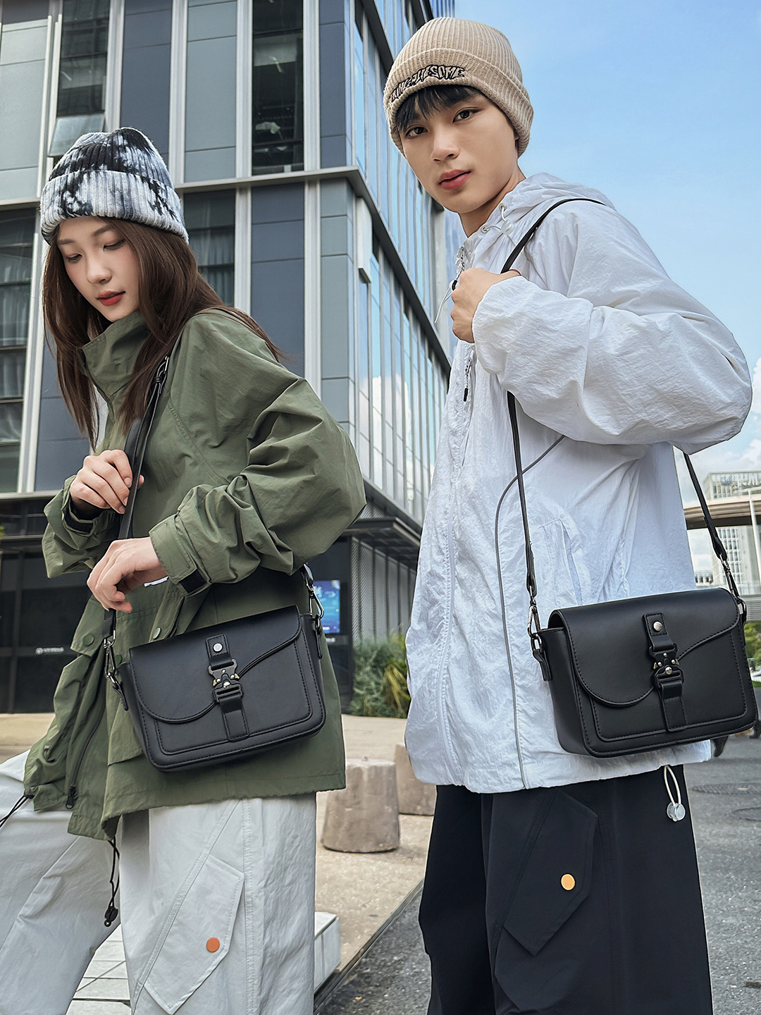 Casual Crossbody Bag for Men A - Women'S Elle Bags ulasan dan harga