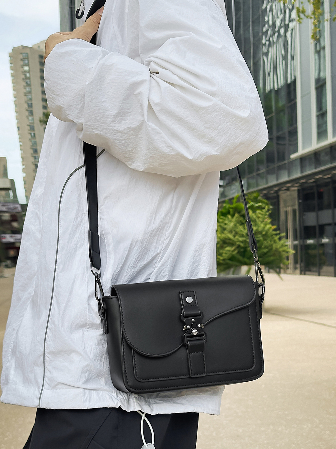 Casual Crossbody Bag for Men A - Women'S Elle Bags ulasan dan harga