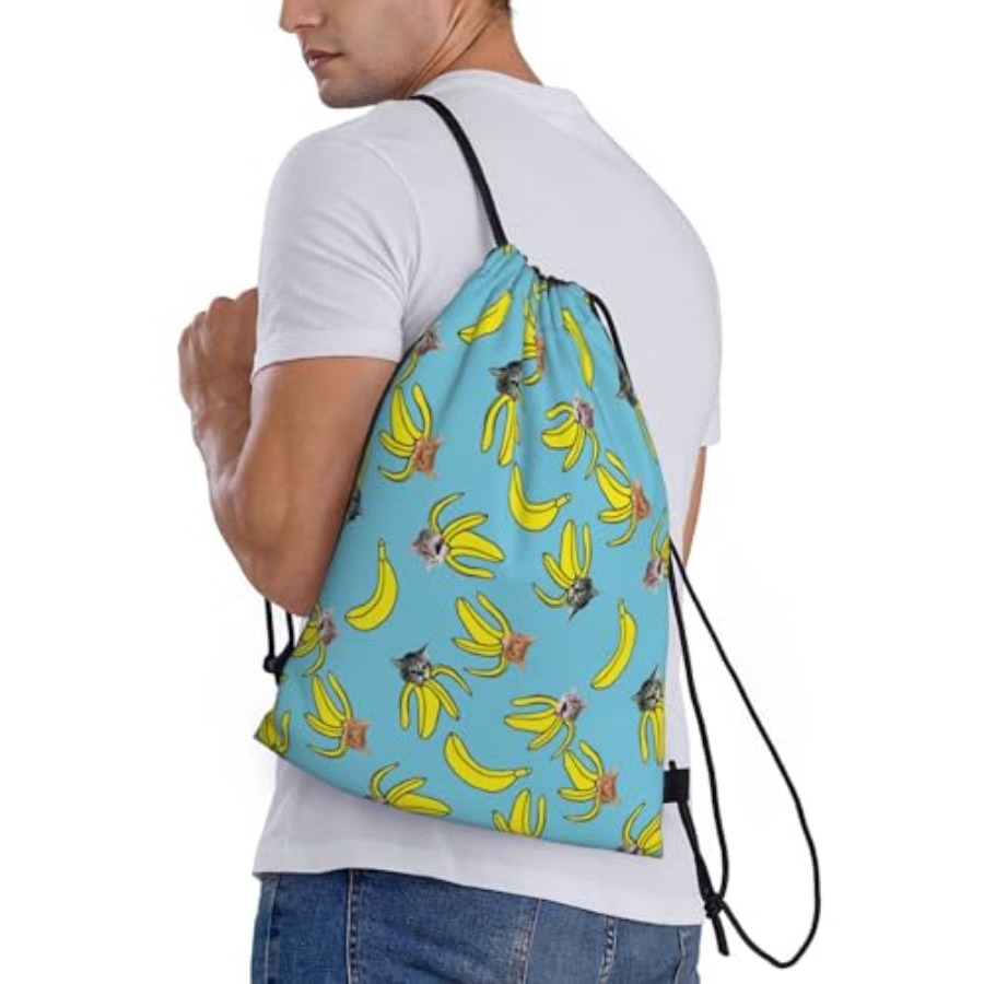 Funny Cat Banana Bananas Draws - Women'S Yoga Bags ulasan dan harga